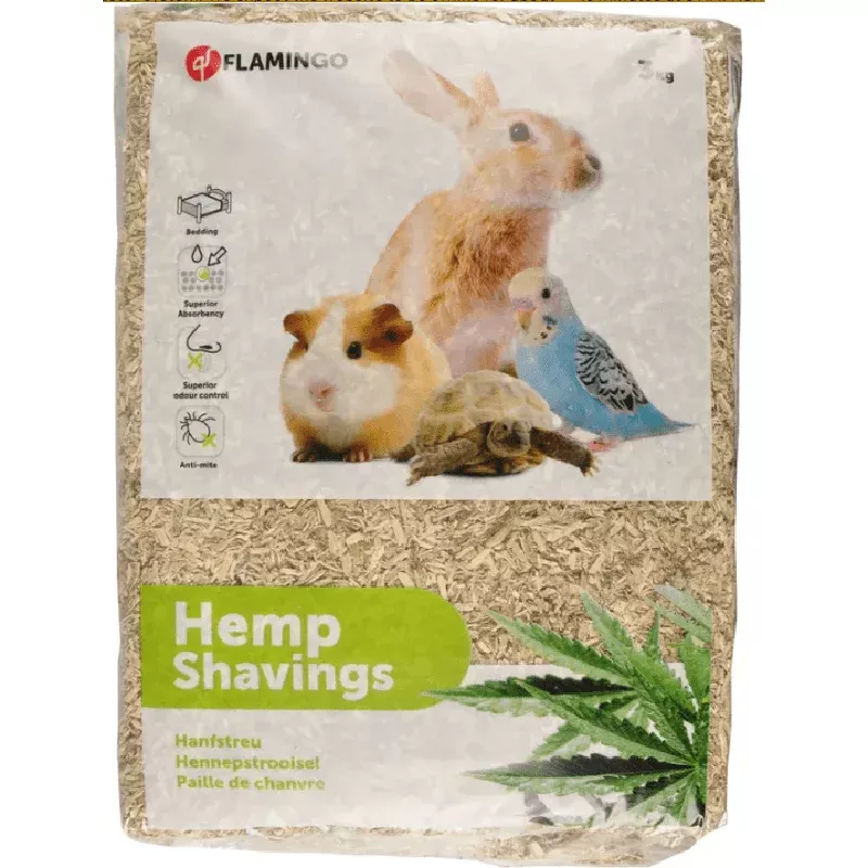 Flamingo Hemp Litter 3kg 48L