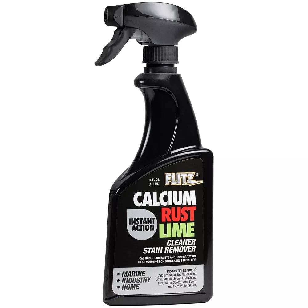 Flitz Instant Calcium, Rust & Lime Remover – 16oz Spray Bottle [CR 01606]