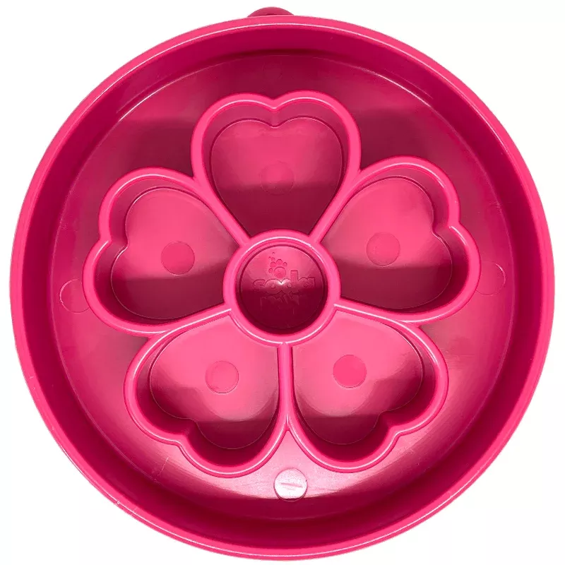flower-design-enrichment-slow-feeder-bowl Flower Design Enrichment Slow Feeder Bowl