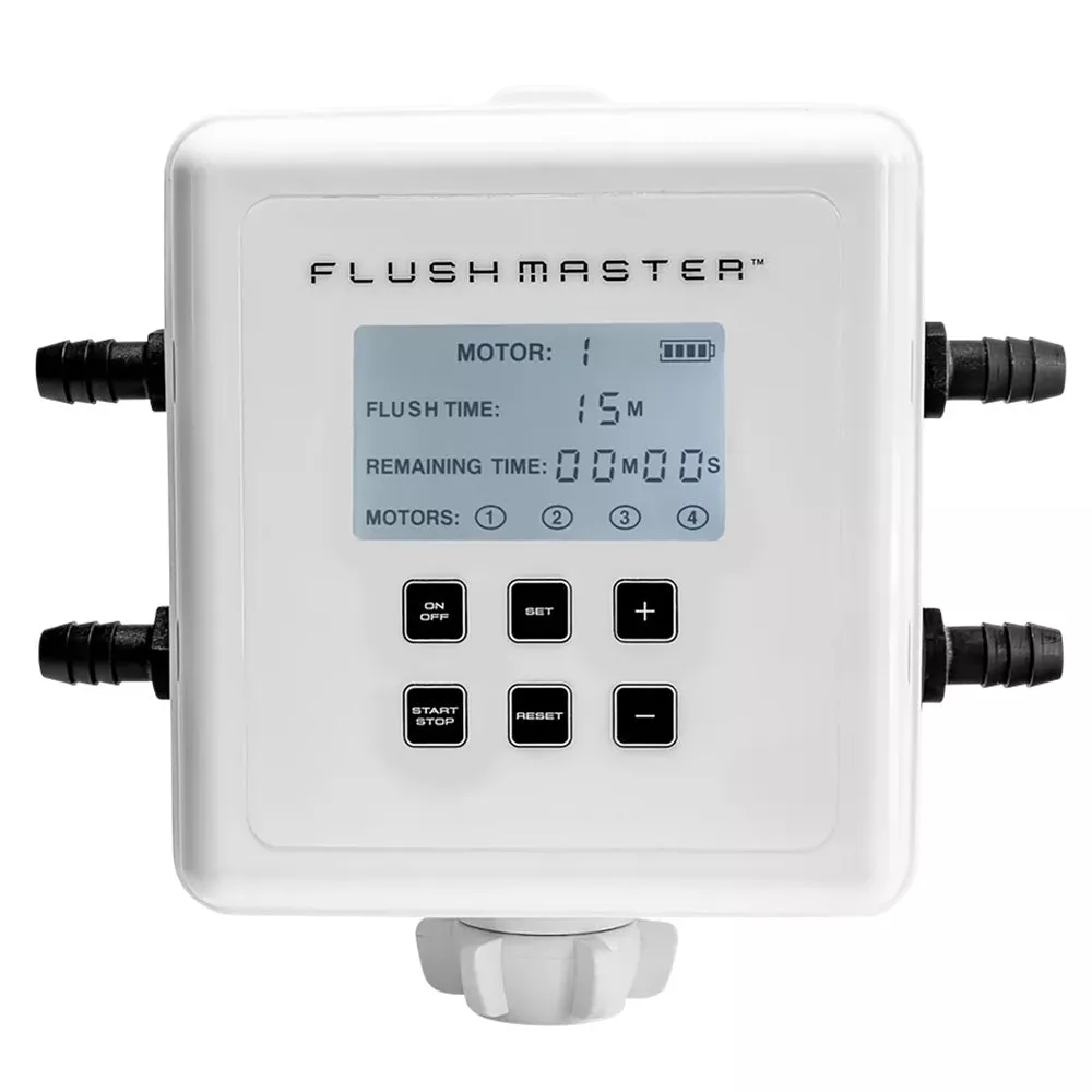 Flushmaster Outboard Flushing System – 4 Outlet w/Four 12′ Hose Kits [SM-FM4012]