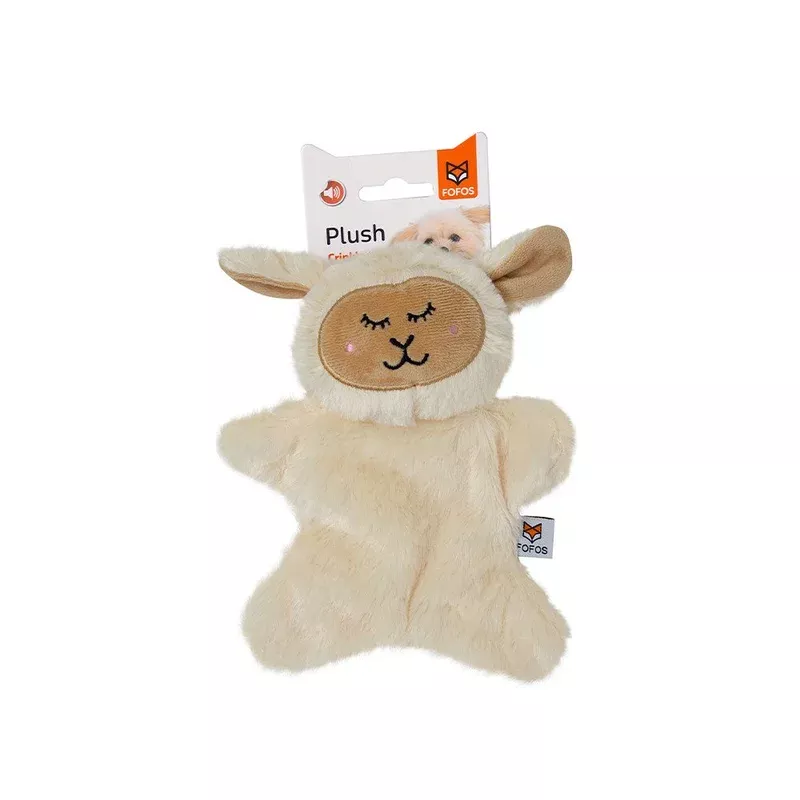 fofos-glove-sheep-plush-crinkle-dog-toy FOFOS Glove Sheep Plush Crinkle Dog Toy