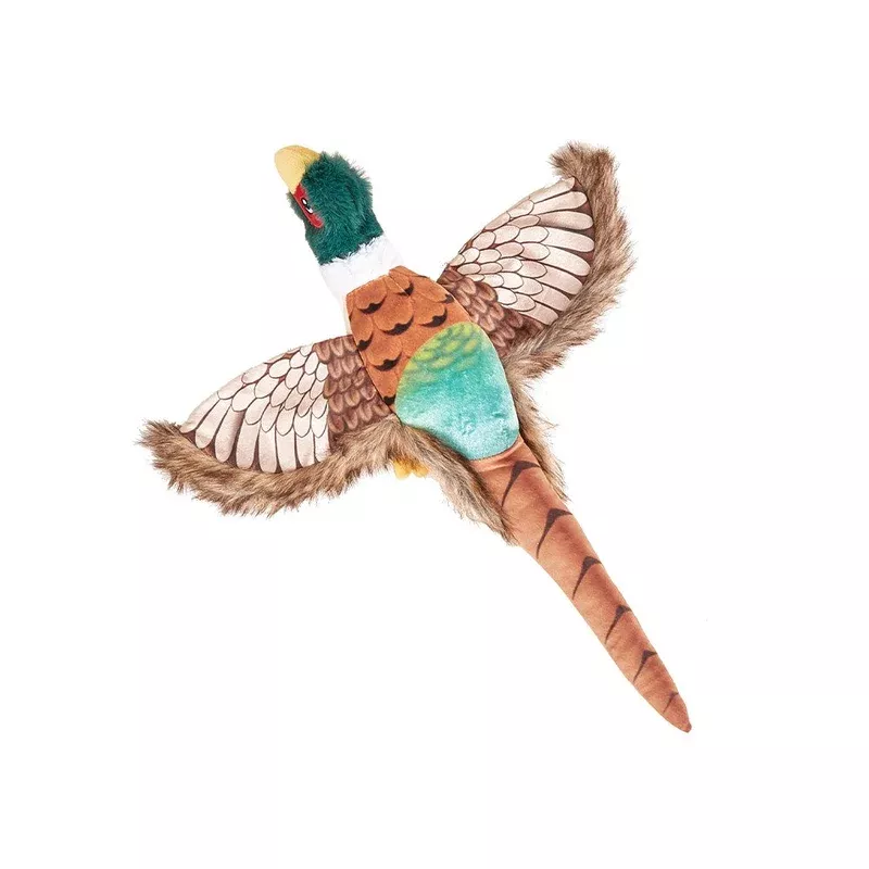 fofos-pheasant-plush-squeaky-dog-toy FOFOS Pheasant Plush Squeaky Dog Toy