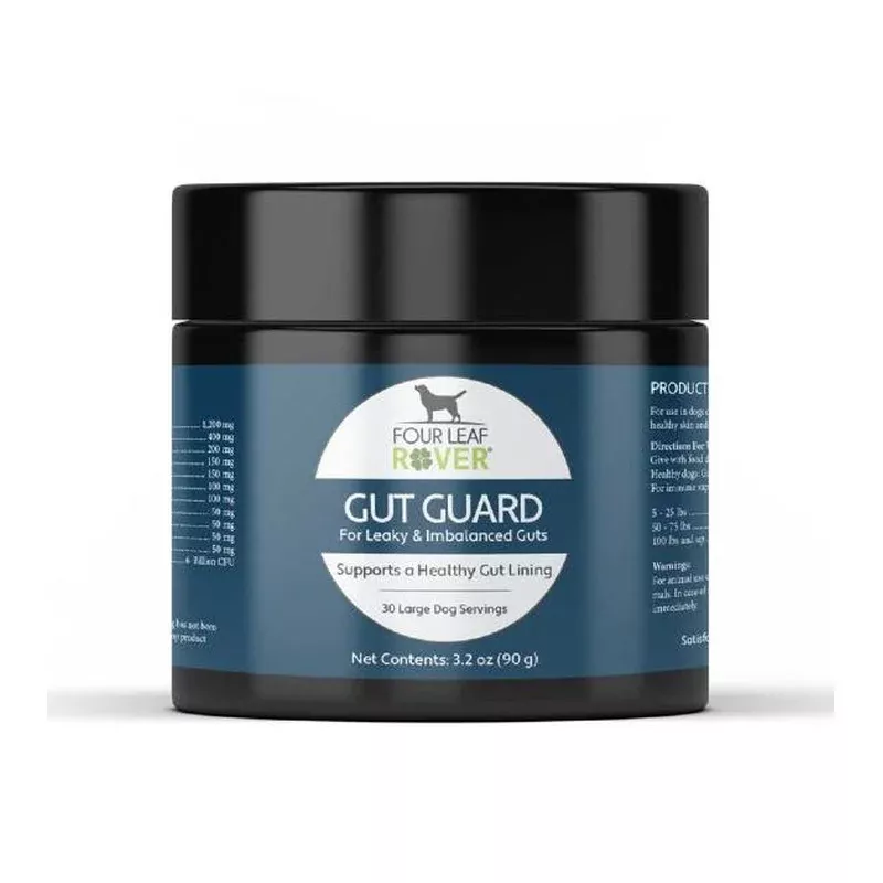 four-leaf-rover-gut-guard-leaky-imbalanced-guts-dog-supplements Four Leaf Rover (GUT GUARD) For Leaky & Imbalanced Guts Dog Supplements