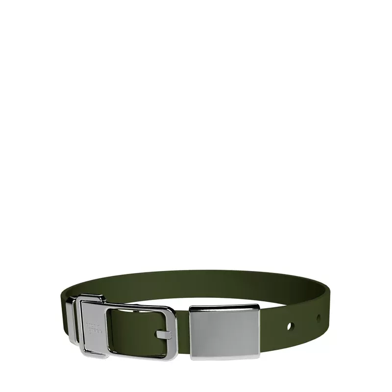 frank-green-khaki-dog-collar-tag-large frank green Khaki Dog Collar and Tag Large