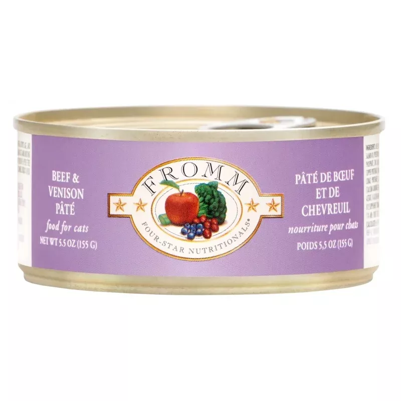 fromm-four-star-beef-venison-pate-canned-cat-food Fromm Four Star Beef & Venison Pate Canned Cat Food