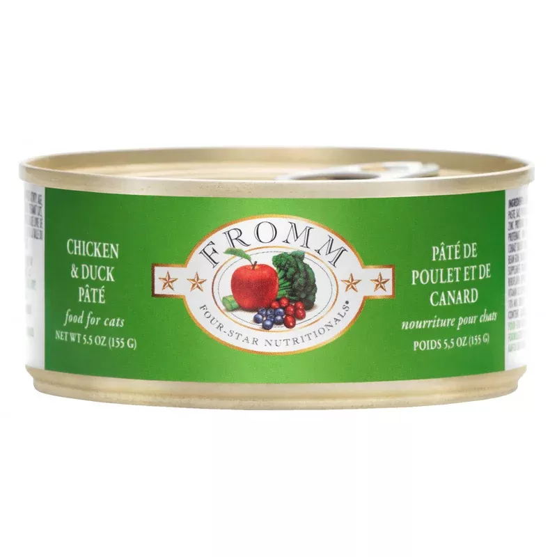 fromm-four-star-chicken-duck-pate-canned-cat-food Fromm Four Star Chicken & Duck Pate Canned Cat Food