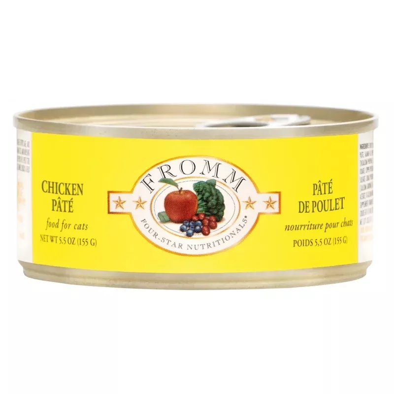 fromm-four-star-chicken-pate-canned-cat-food Fromm Four Star Chicken Pate Canned Cat Food