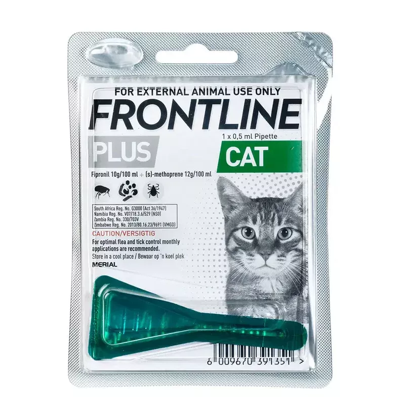 frontline-plus-cat-1-x-0-5ml-pipette FRONTLINE PLUS CAT 1 X 0.5ML PIPETTE