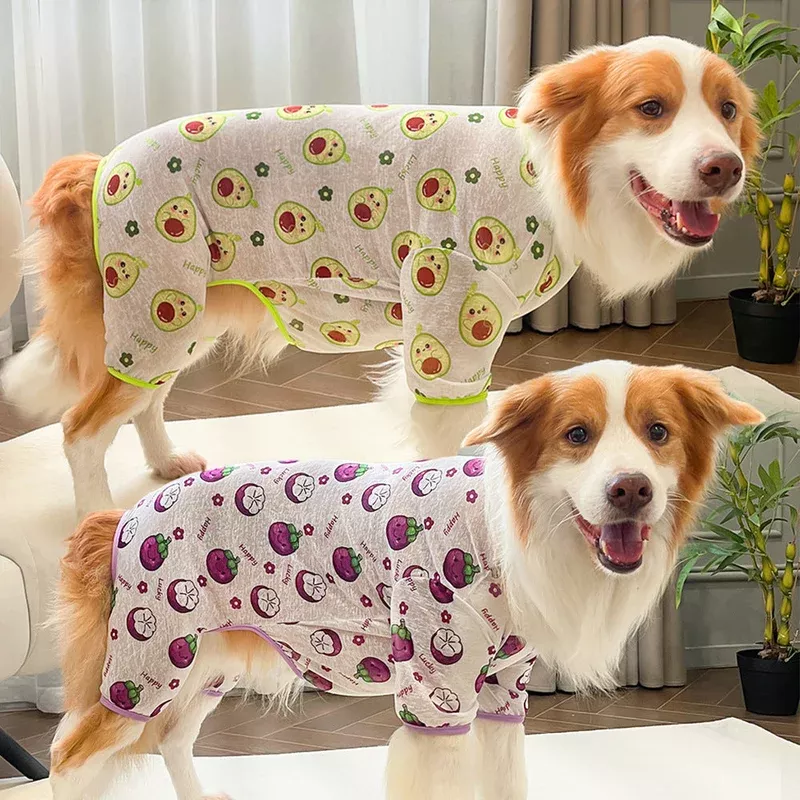 fruit-floral-breathable-dog-recovery-pajamas-4-patterns Fruit & Floral Breathable Dog Recovery Pajamas (4 Patterns)