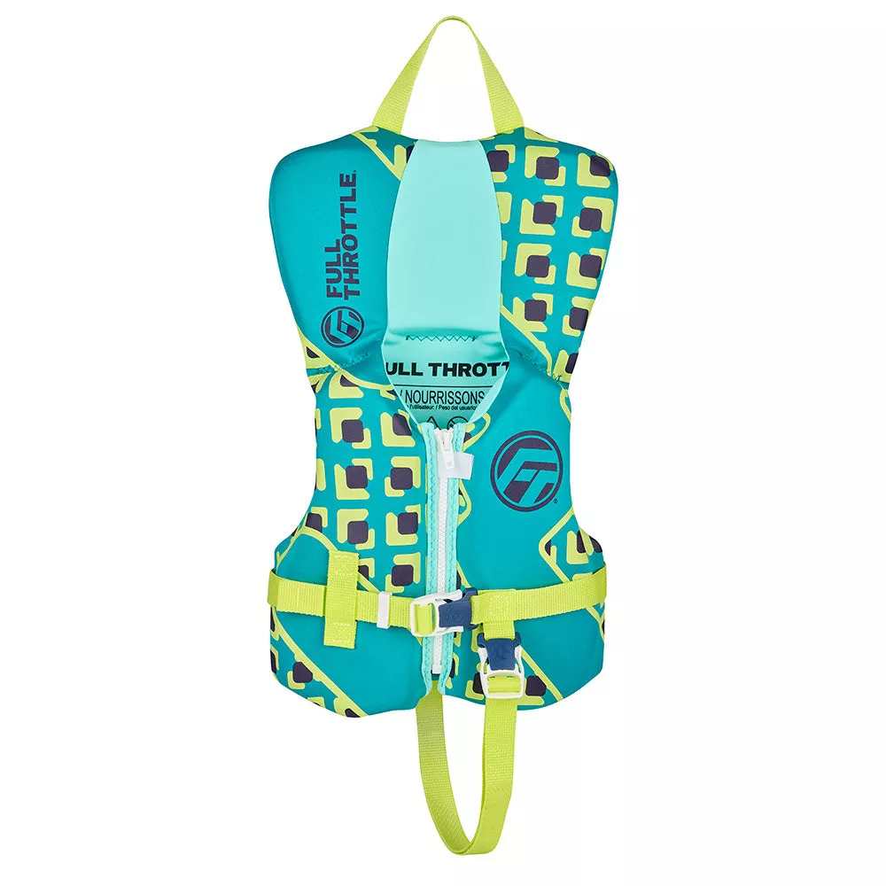 Full Throttle Infant Rapid Dry Life Jacket – Aqua [142100-505-000-26]