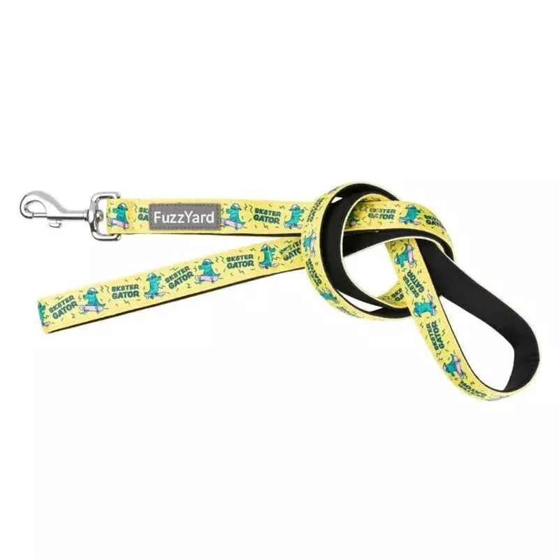 fuzzyard-sk8ter-gator-dog-lead-small FuzzYard Sk8ter Gator Dog Lead Small