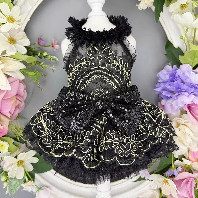 handmade-princess-puppy-outfit-lace-tutu Handmade Princess Puppy Outfit Lace Tutu