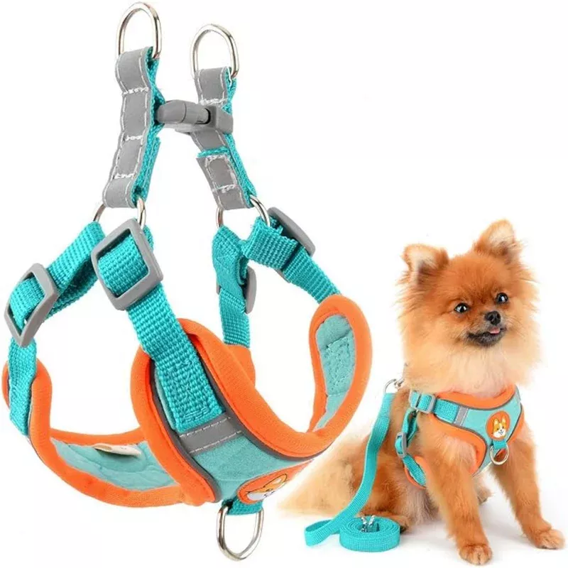 Harness Cross-Border Explosion Chest And Back Strap Blue L