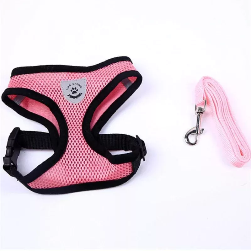 harness-cross-border-explosion-chest-back-strap-pink-s Harness Cross-Border Explosion Chest And Back Strap Pink S