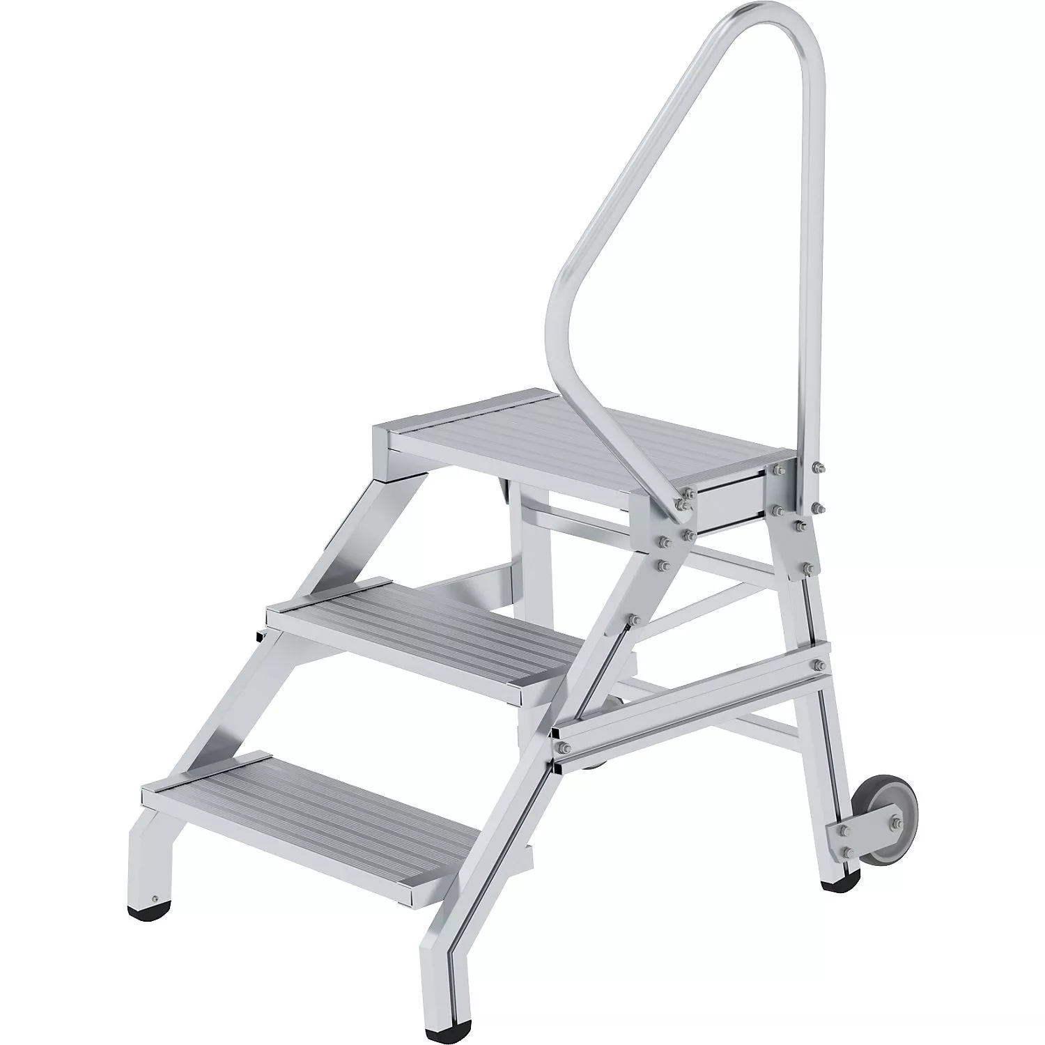 heavy-duty-machine-steps-mobile-max-load-300-kg-3-steps Heavy duty machine steps, MOBILE, max. load 300 kg, 3 steps.
