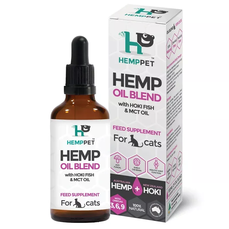 hemppet-hemp-oil-blend-supplement-cats-100ml HempPet Hemp Oil Blend Supplement for Cats 100ml
