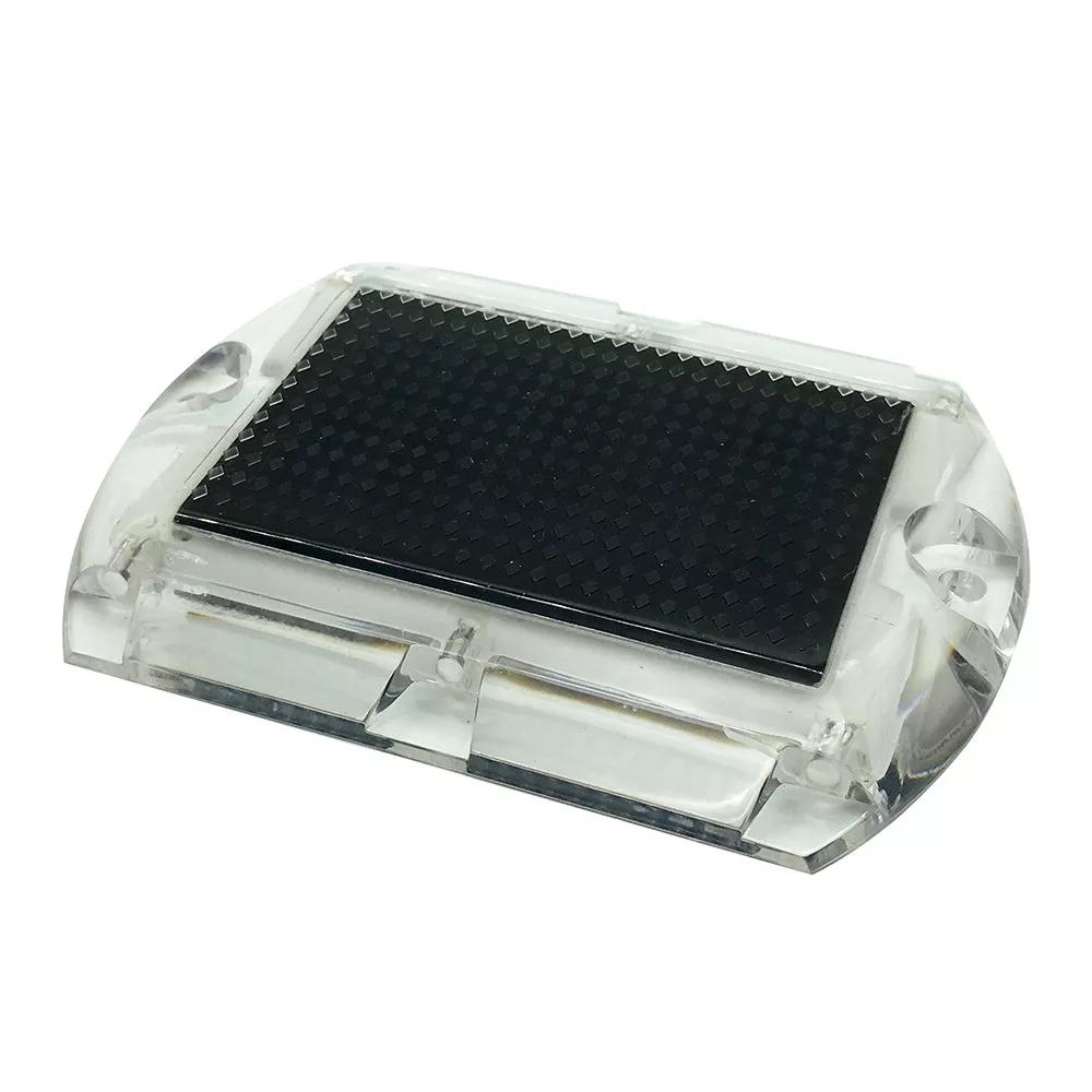 Hydro Glow 3.5″ x 4.5″ Rectangular LED Ultra Thin Solar Pathway Dock Light 3000K – Warm White [S1WW]
