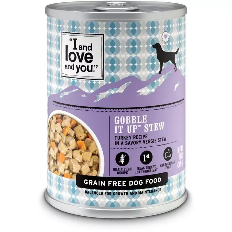 i-love-you-grain-free-gobble-it-up-stew-canned-dog-food I and Love and You Grain Free Gobble It Up Stew Canned Dog Food
