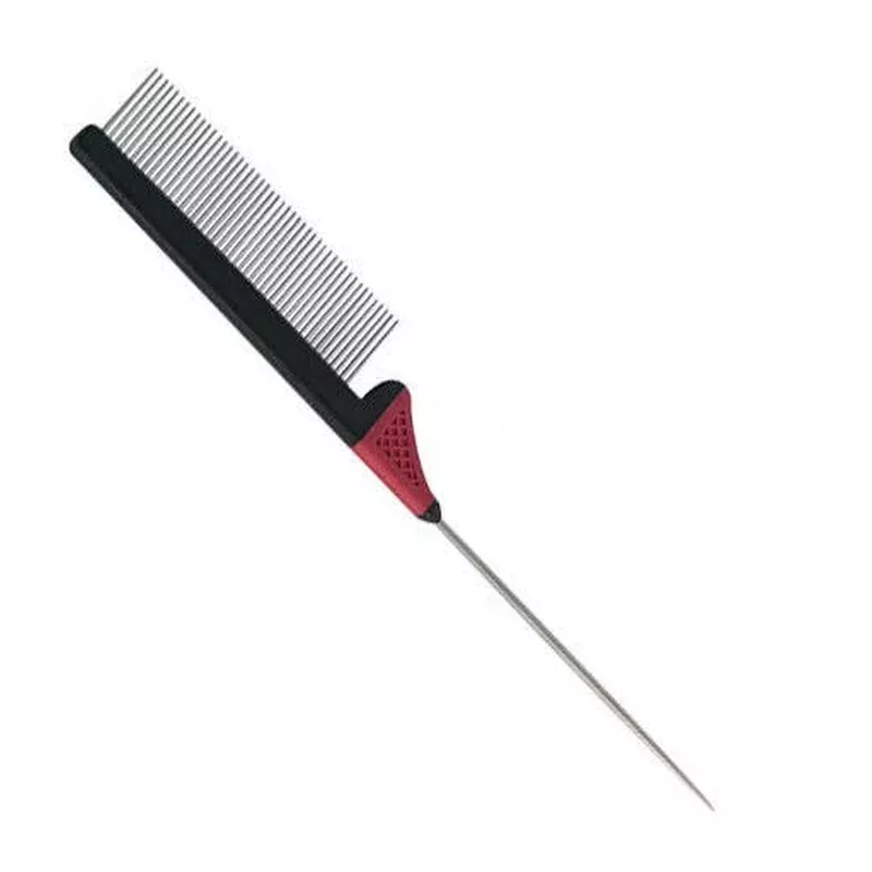 ideal-dog-comb-dogs-with-metal-spike-parting-long-needles Ideal Dog comb for dogs with a metal spike for parting long needles