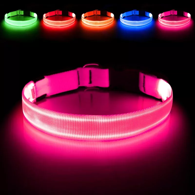 illumifun-led-dog-collar-usb-rechargeable-light-up-dog-collar-water-resistant-ad Illumifun LED Dog Collar USB Rechargeable Light Up Dog Collar Water-Resistant Adjustable Safety Collar Light for Small Medium L