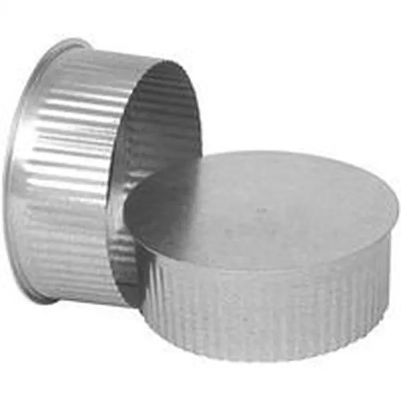 Imperial 7″ Round End Cap Galvanized Steel Galvanized (GV0736)