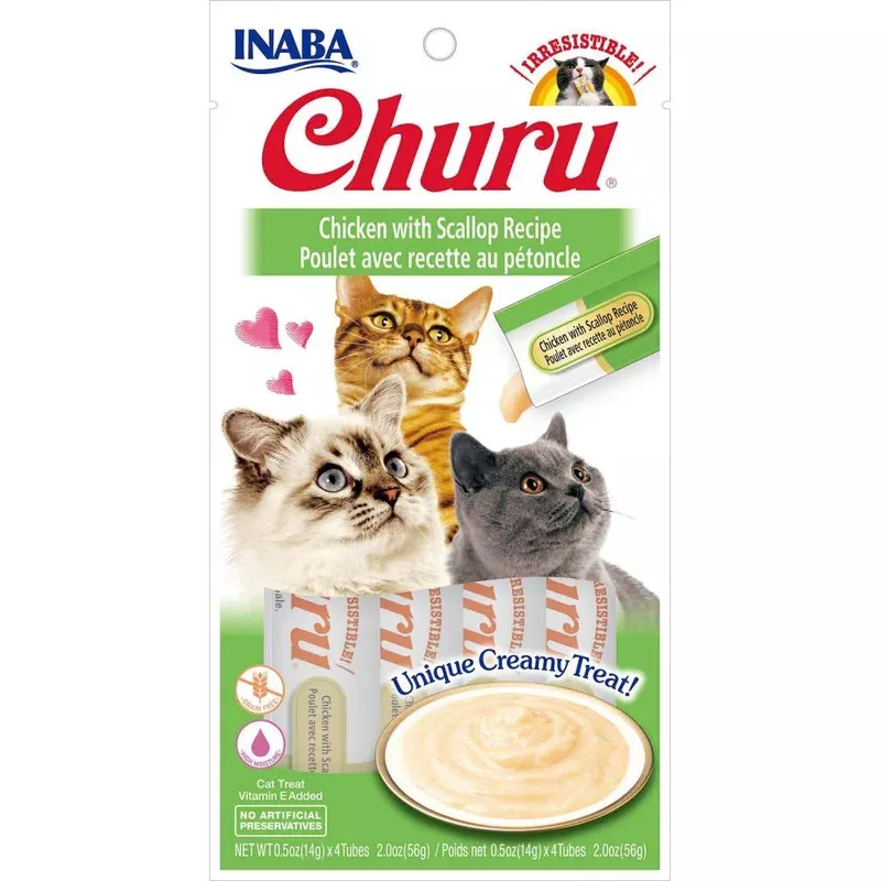 inaba-churu-chicken-puree-with-scallop-cat-treat Inaba Churu Chicken Puree with Scallop Cat Treat