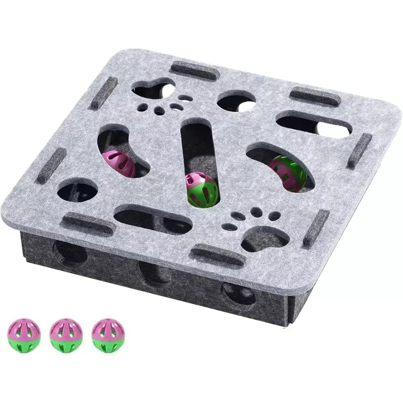 interactive-cat-puzzle-toy-felt-scratch-enrichment-box Interactive Cat Puzzle Toy Felt Scratch Enrichment Box