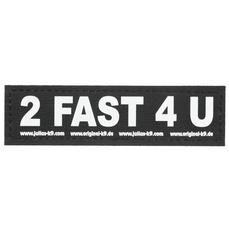 julius-k9-2-fast-4-you-patch-2pcs-velcro-julius-k9-harnesses Julius – K9 2 Fast 4 You Patch 2pcs – Velcro for Julius K9 Harnesses
