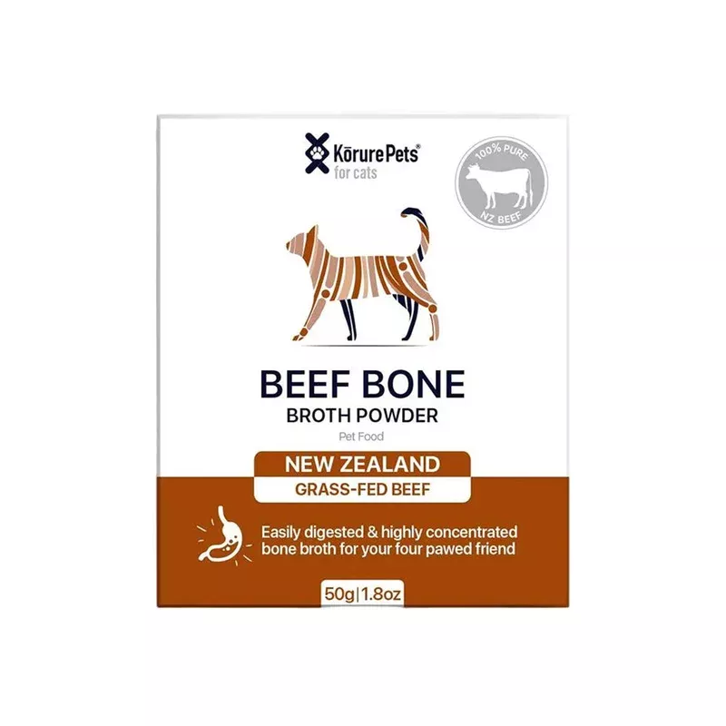 korure-pets-beef-bone-broth-powder-cats-50g KORURE PETS Beef Bone Broth Powder For Cats 50g