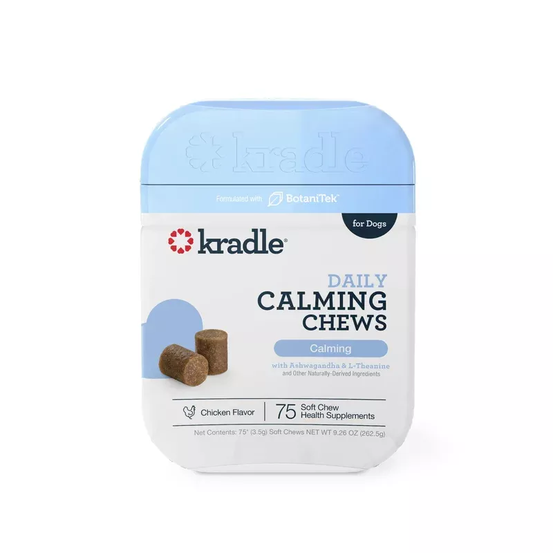 kradle-kradle-daily-calming-soft-chews-supplement-dogs-chicken-75-ct Kradle Kradle Daily Calming Soft Chews Supplement for Dogs Chicken 75 ct
