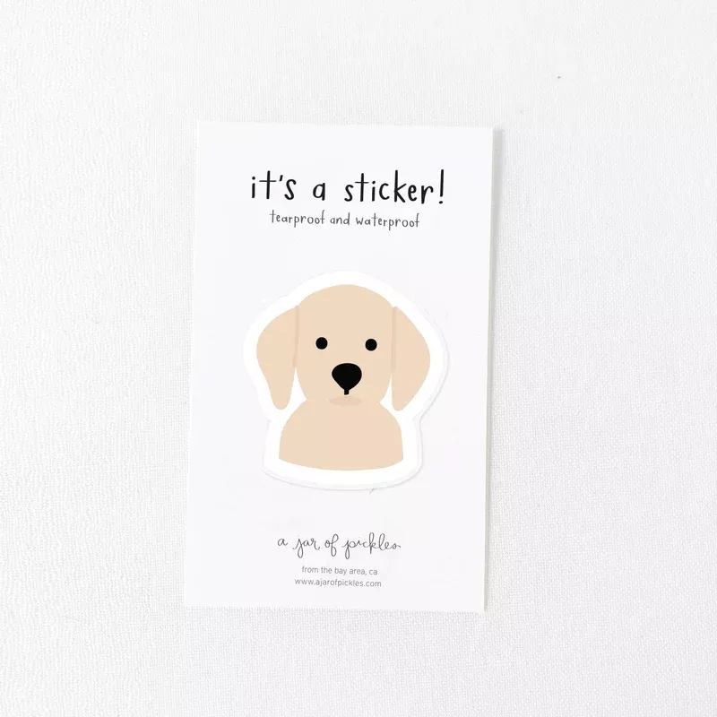 Labrador Dog Vinyl Sticker