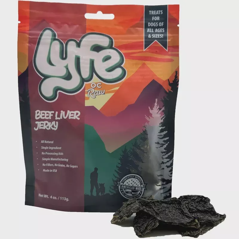 lyfe-jerky-beef-liver-dog-treats-4oz Lyfe Jerky Beef Liver Dog Treats 4oz
