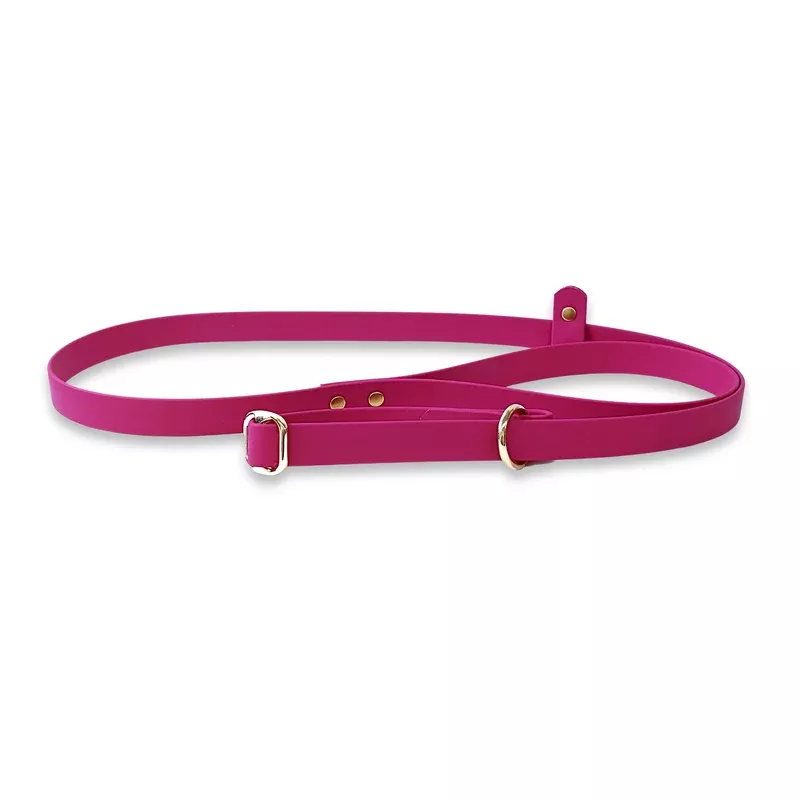 magenta-waterproof-biothane-dog-slip-lead Magenta Waterproof Biothane Dog Slip Lead