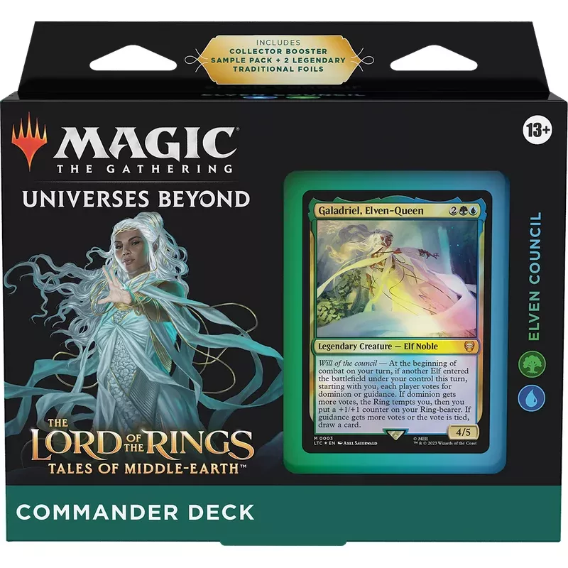 magic-gathering-universes-beyond-lotr-commander-deck-elven-council Magic: The Gathering Universes Beyond LotR Commander Deck – Elven Council