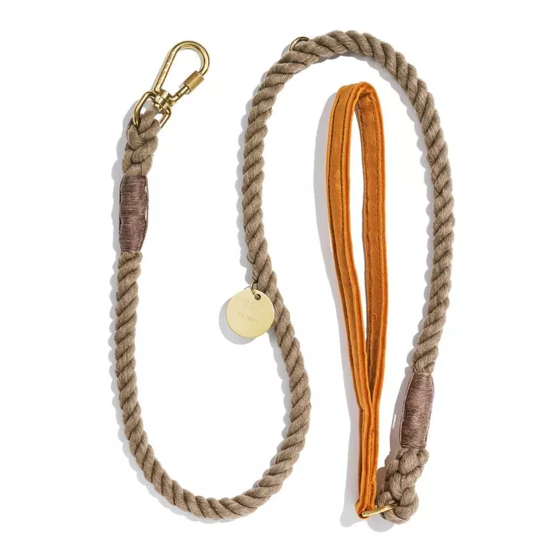 marigold-washable-velvet-animal-leash Marigold Washable Velvet Animal Leash