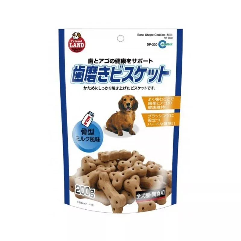 marukan-bone-shape-milk-cookies-dog-treat Marukan Bone Shape Milk Cookies Dog Treat