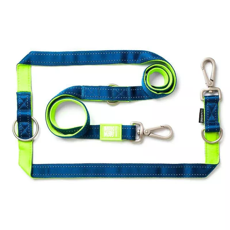 max-molly-multi-leash-matrix-lime-green-adjustable-leash-dogs-with-reflective-st Max & Molly Multi-Leash Matrix Lime Green – adjustable leash for dogs with reflective stitching 200cm