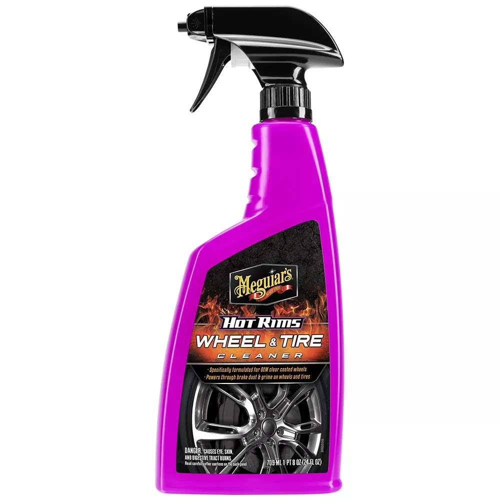 Meguiar’s Hot Rims WheelTire Cleaner – 24oz [G9524]