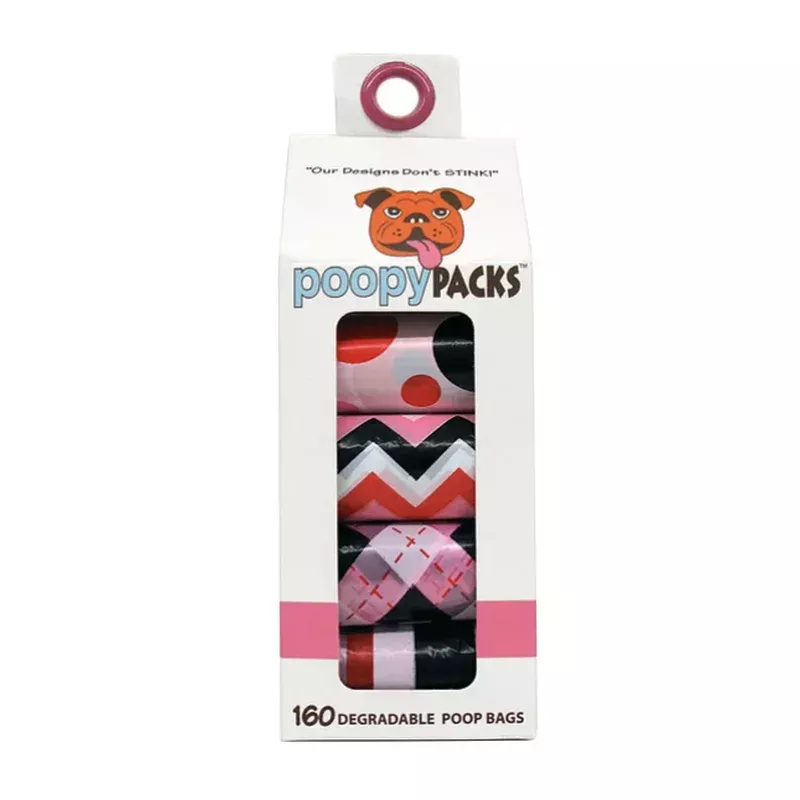 metro-paws-poopy-packs-pink-8-pack-dog-bags Metro Paws Poopy Packs Pink 8-Pack Dog Bags