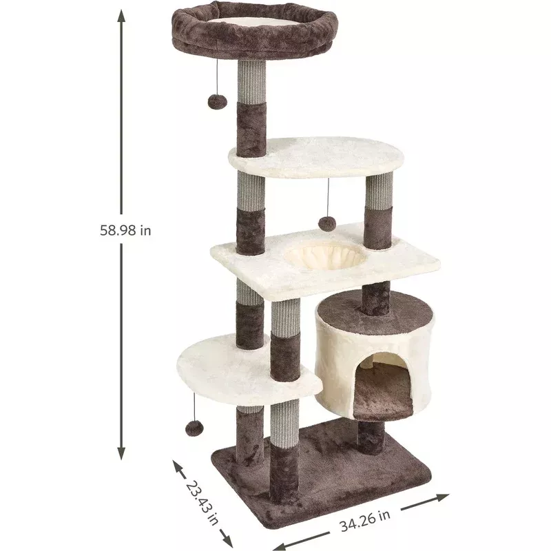 midwest-beaumont-collapsible-59-faux-fur-cat-tree-condo MidWest Beaumont Collapsible 59″ Faux-Fur Cat Tree & Condo