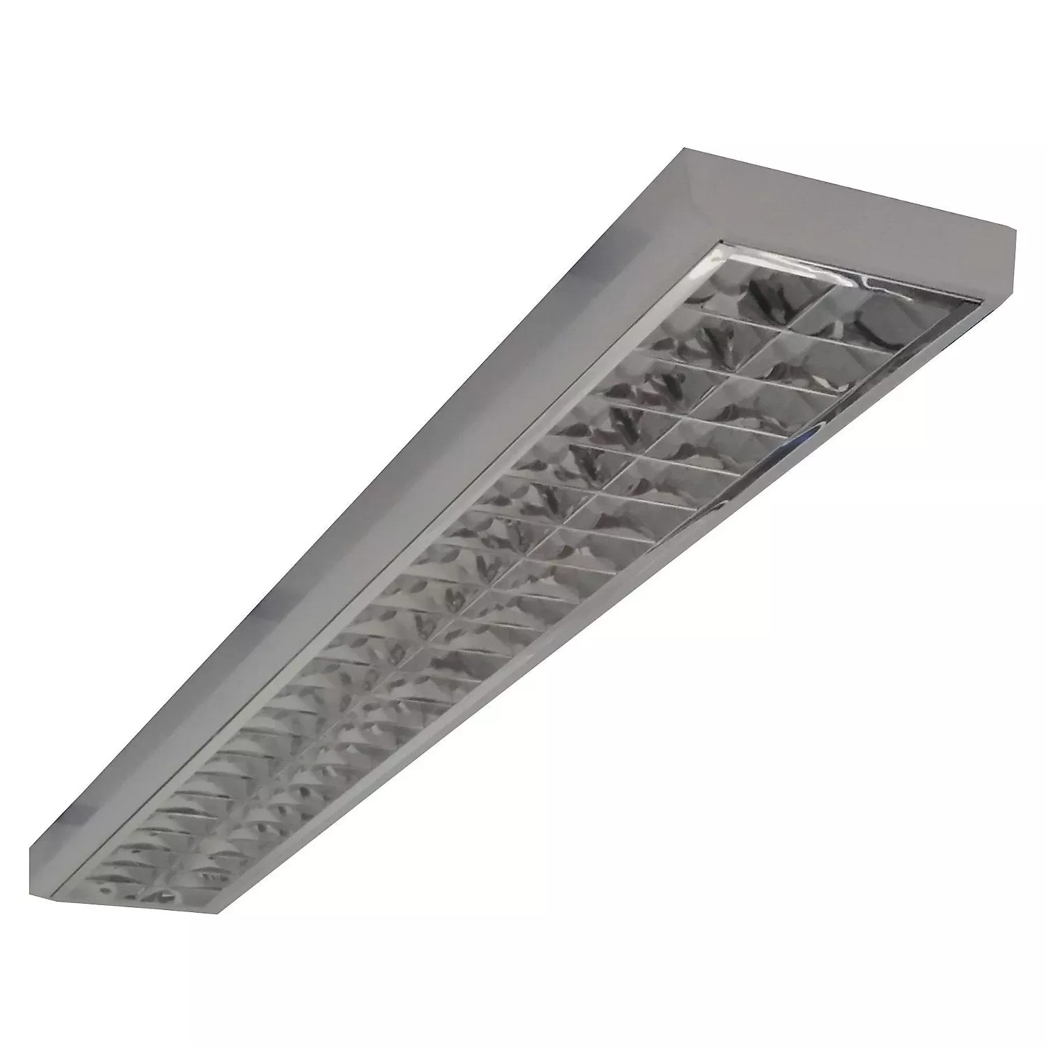 Mirror grid light, 2 x 58 W, length 1600 mm.