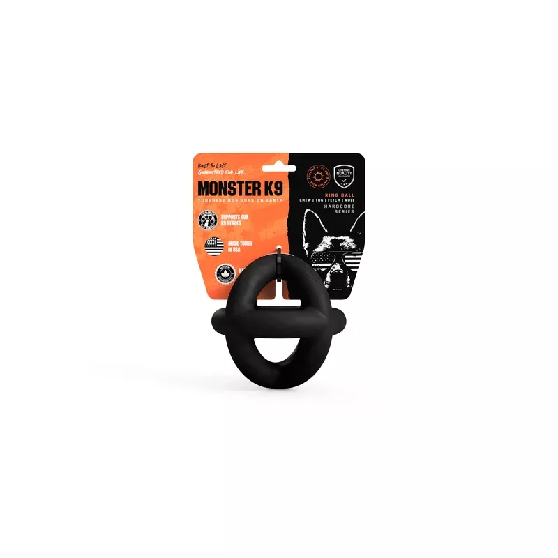 monster-k9-dog-toys-black-ring-ball Monster K9 Dog Toys – Black Ring Ball