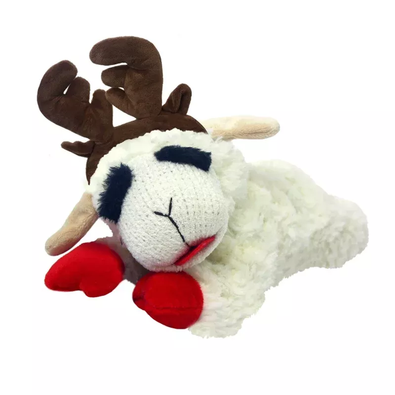 multipet-holiday-lamb-chop-with-antlers-6 Multipet Holiday Lamb Chop with Antlers 6″