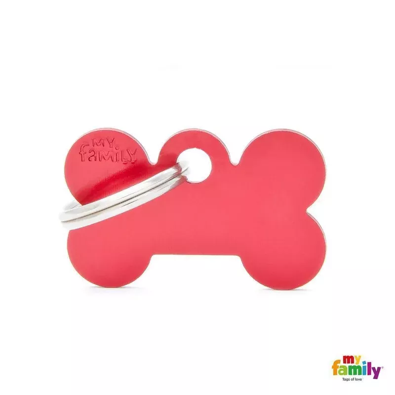 my-family-basic-bone-small-red-with-free-engraving My Family Basic Bone Small Red with Free Engraving