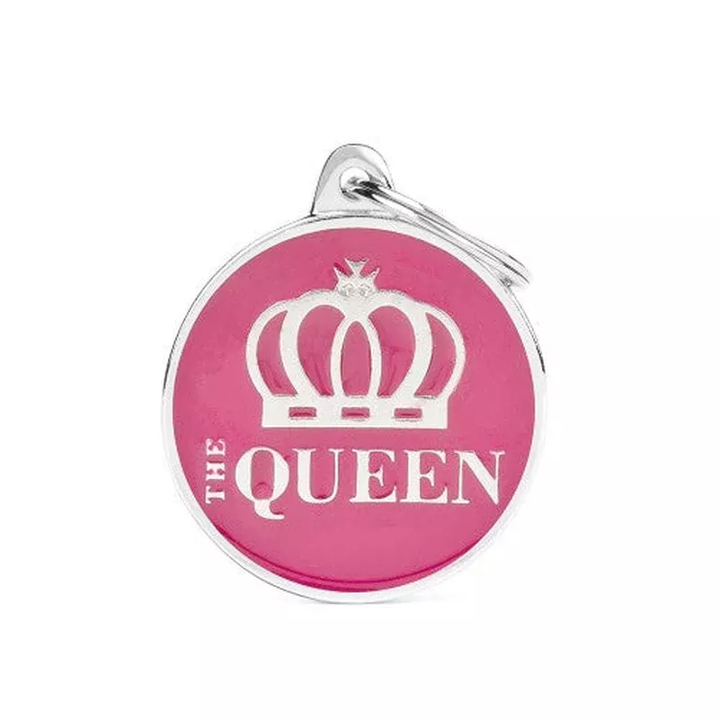 myfamily-id-tag-big-circle-queen MyFamily ID Tag Big Circle The Queen