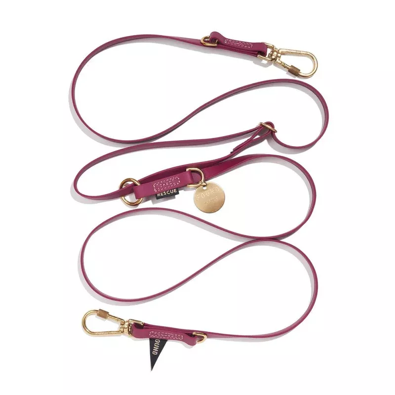 new-water-resistant-adjustable-7ft-leash-berry-found-my-animal New! Water Resistant Adjustable 7ft Leash Berry | Found My Animal