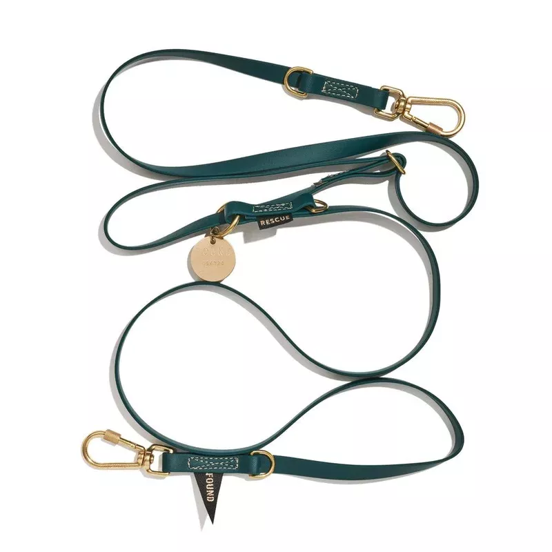 new-water-resistant-adjustable-7ft-leash-hunter-green-found-my-animal New! Water-Resistant Adjustable 7ft Leash Hunter Green | Found My Animal