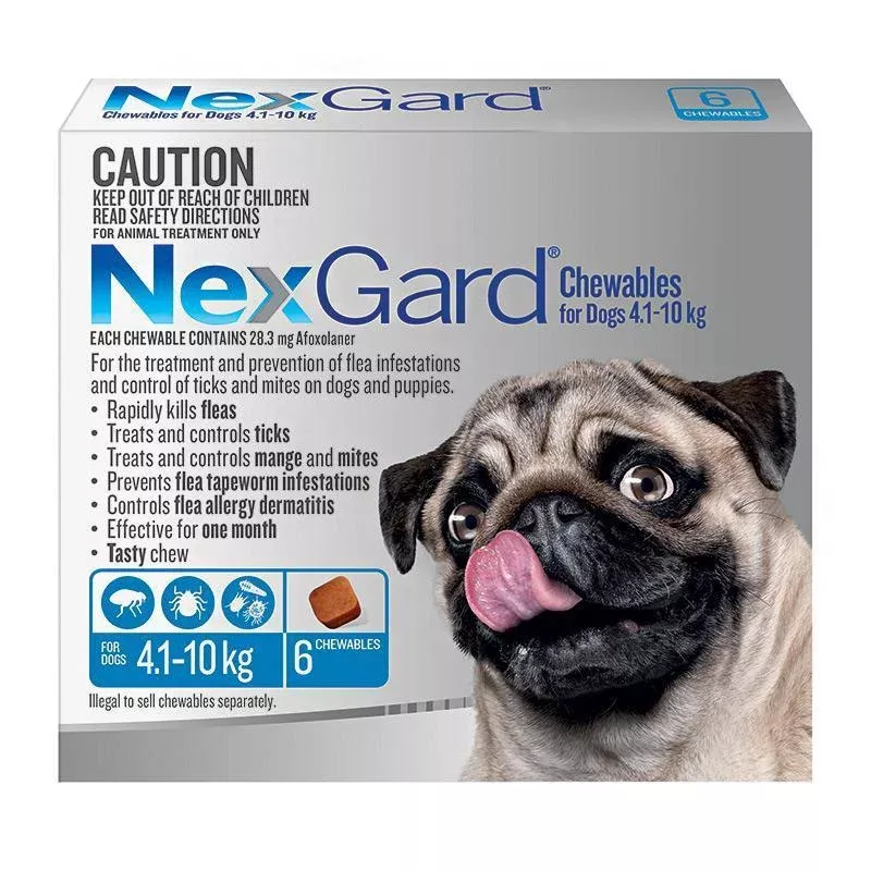 nexgard-dog-4-1-10kg-blue-6-pack Nexgard Dog 4.1-10kg Blue 6 Pack