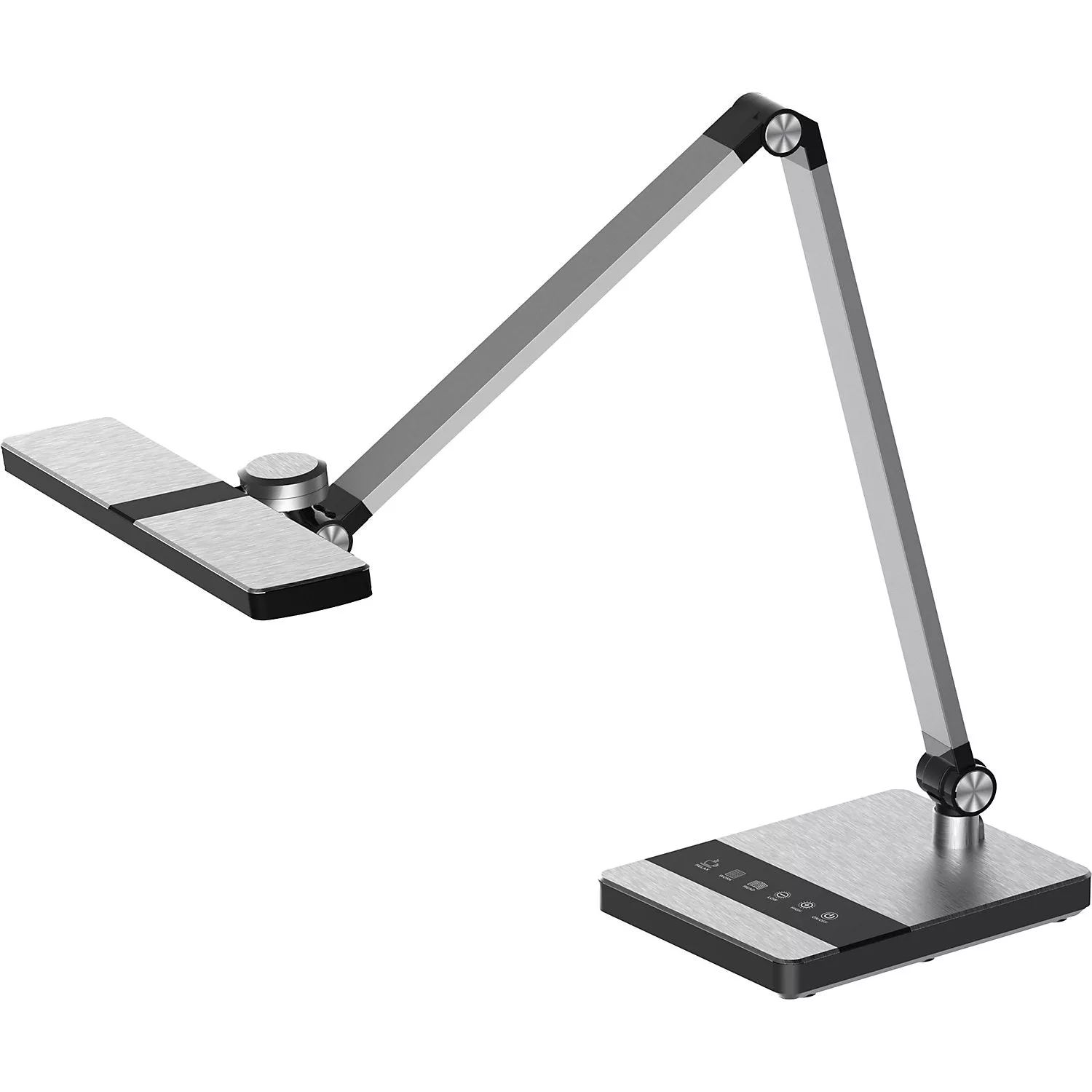 Nimbus LED desk lamp, dimmable, silver, 600 lm.