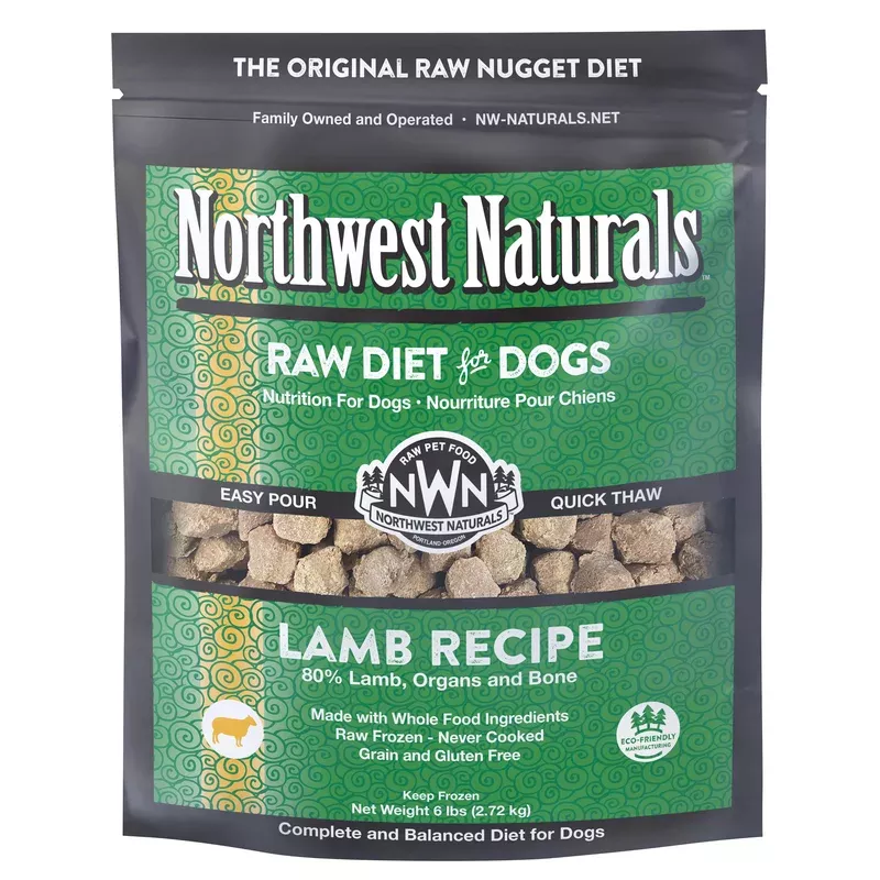 northwest-naturals-frozen-lamb-nuggets-6lbs Northwest Naturals Frozen Lamb Nuggets 6lbs